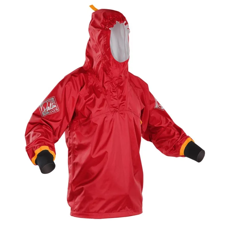 2024 Palm Equipment Waterproof Unisex Hooded Centre Smock Cag Red-4